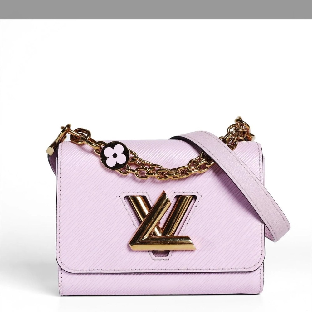 Louis Vuitton Limited PINK Special Gold Twist Lock PM Good condition W COA